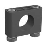 Stauff 1110012947. Clamp Assembly Heavy Series Size 6S Ø70mm Polyamide W3 Mounting Rail Nut Cover Plate, Socket Cap Screw Smooth,without Initial Tension