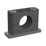 Stauff 1110014221. Clamp Assemblies Heavy Series Size 5S Ø33,7mm Polyamide W12 Socket Cap Screw Weld Plate