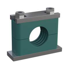 Stauff 1110028544. Clamp Assemblies Heavy Series Size 3S Ø16mm Polypropylene W10 Safety Plate, Stacking Bolt Weld Plate
