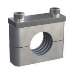 Stauff 1110030280. Clamp Assembly Heavy Series Size 4S Ø26,9mm Aluminium W3 Cover Plate, Socket Cap Screw Profiled, with Initial Tension