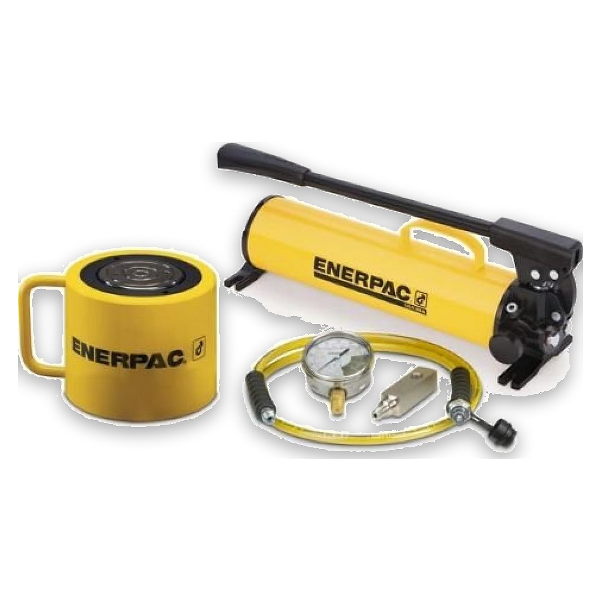 Kurzhubzylinder- und Handpumpen-Set, 887 kN, 57 mm Hub - Enerpac SCL1002H