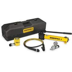 Enerpac SCL201PGH, 201 kN, 45 mm Hub, Flat-Jac-Zylinder und Handpumpenset