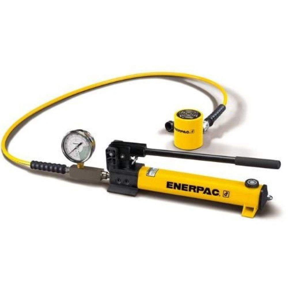 Enerpac SCL302H, 295 kN, 62 mm Hub, Niedriger hydraulischer Zylinder und Handpumpensatz