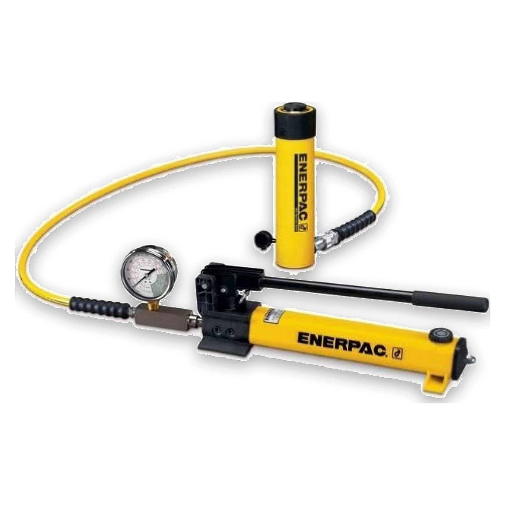Hydraulic Cylinder and Hand Pump Set, 101 kN, 257 mm Stroke - Enerpac SCR1010H