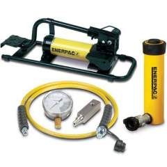 Enerpac SCR106FP, 101 kN, 156 mm Stroke, Hydraulic Cylinder and Foot Pump Set