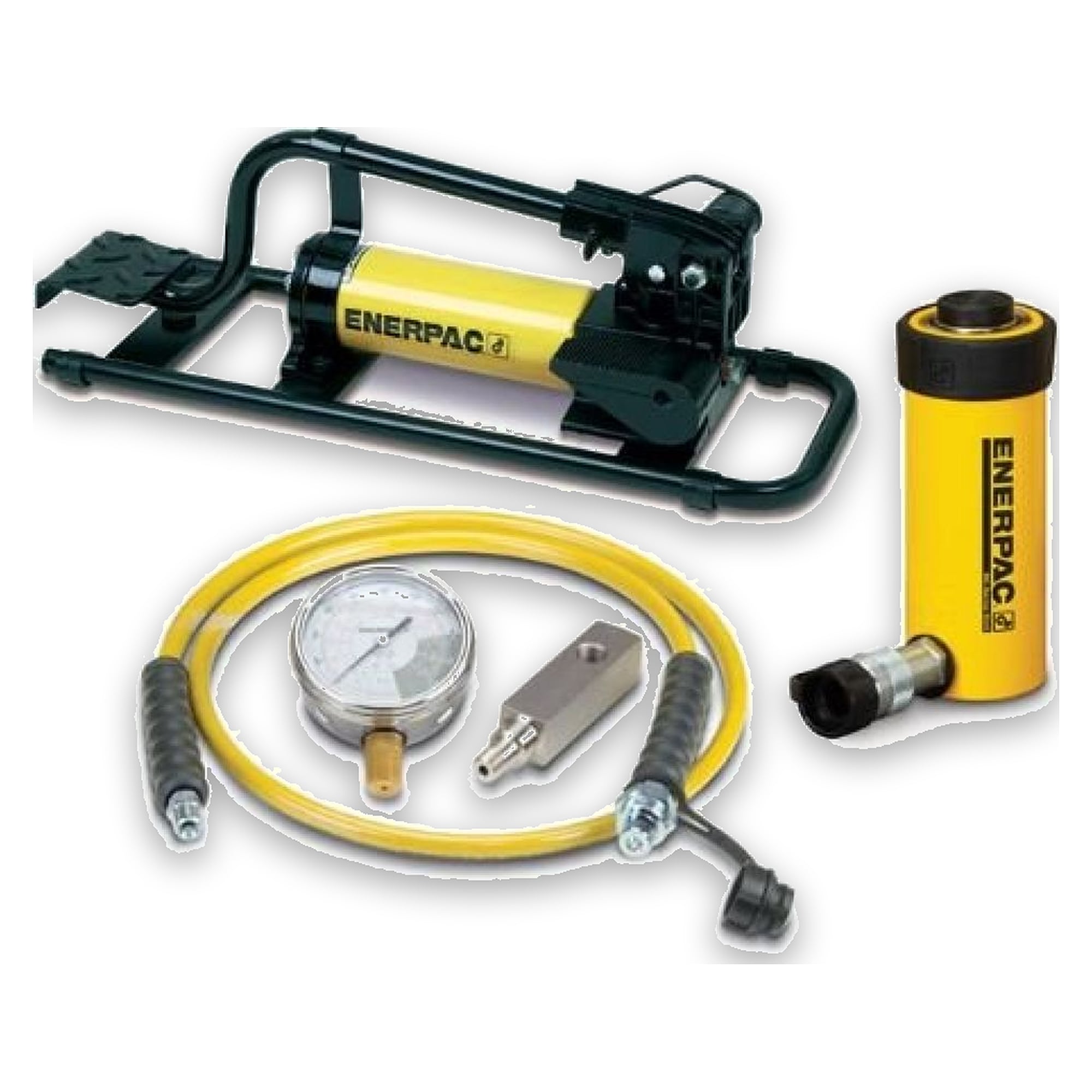 Hydraulikzylinder- und Fußpumpen-Set, 142 kN, 152 mm Hub - Enerpac SCR156FP