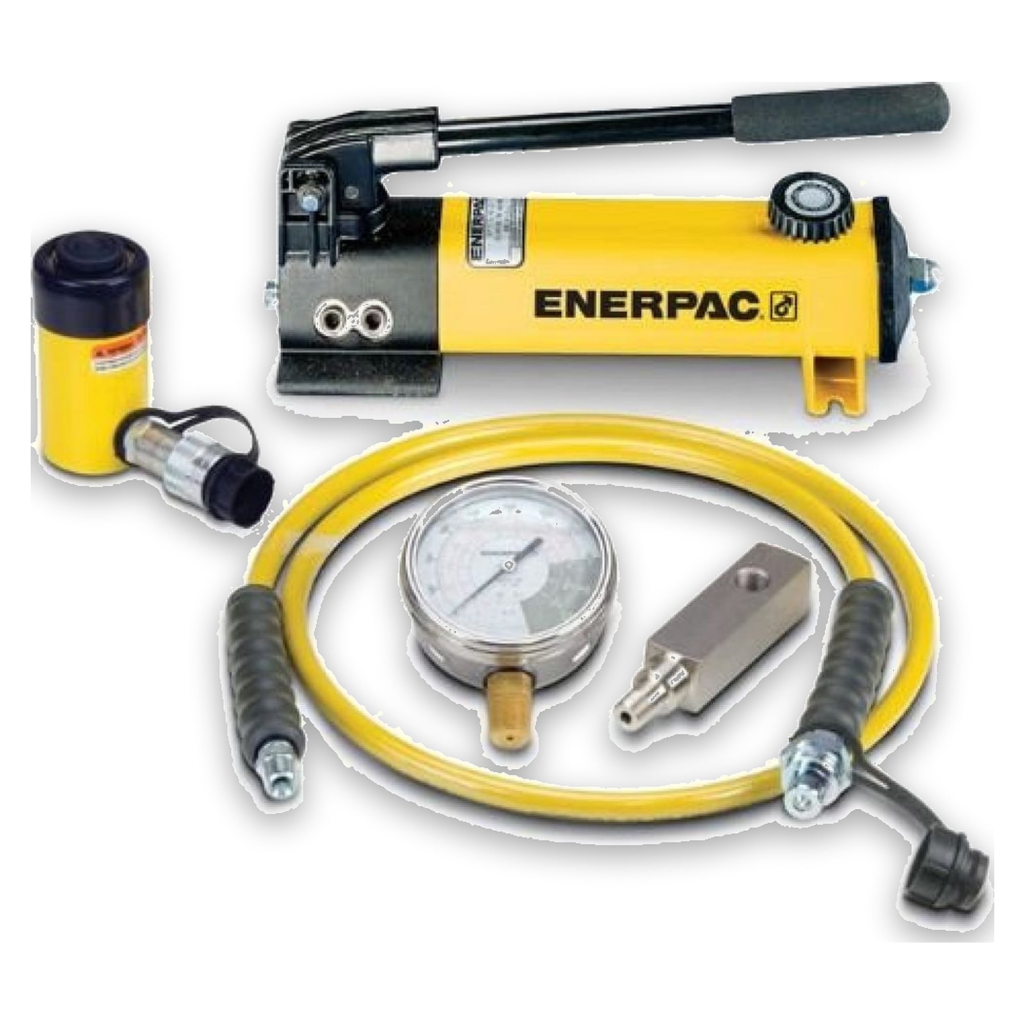 Hydraulic Cylinder and Hand Pump Set, 45 kN, 127 mm Stroke - Enerpac SCR55H