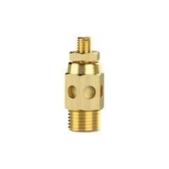 Riegler 156515.Silencer, Sintered bronze, brass housing, adjustable, G 3/8