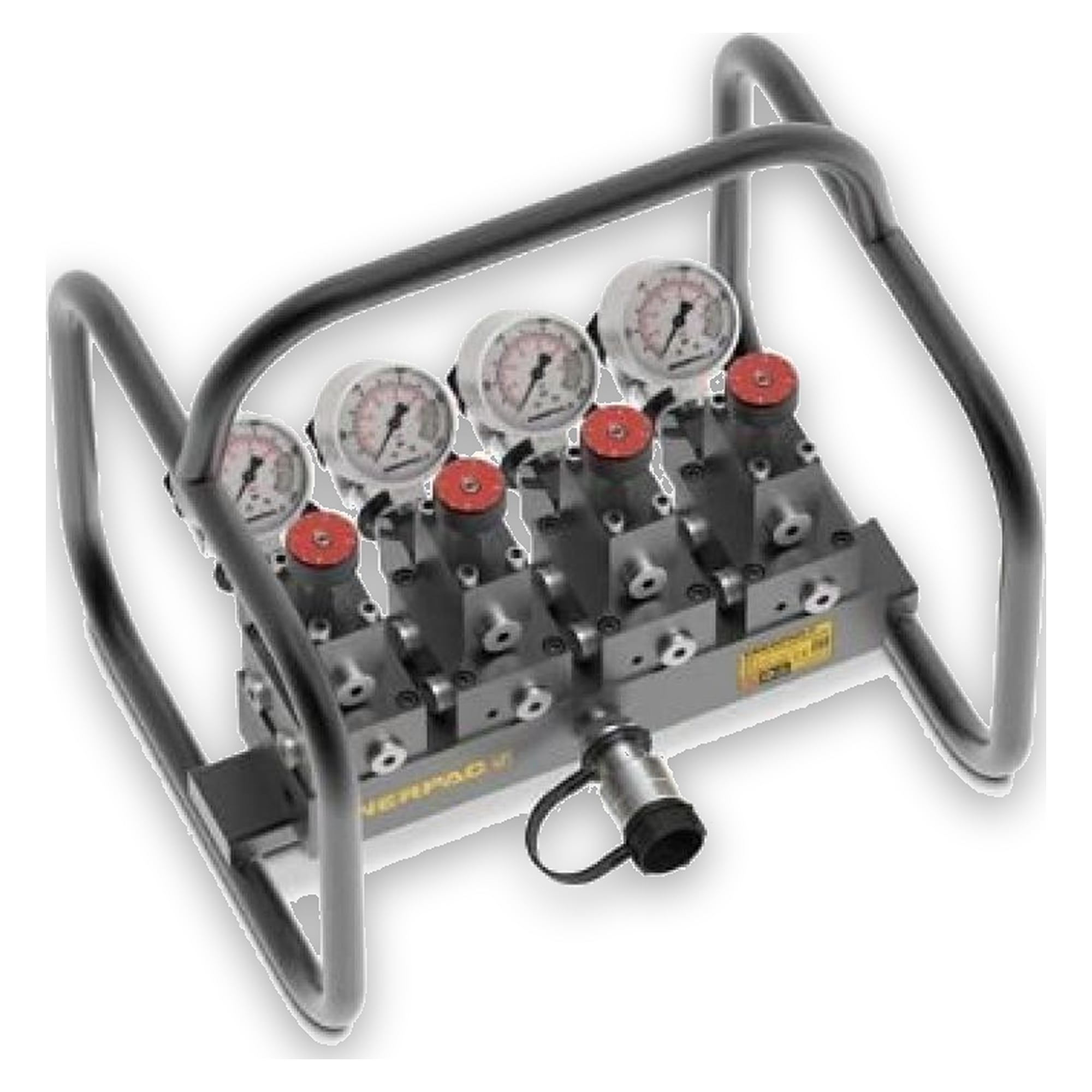 Vierfach-Verteilereinheit mit Manometern - Enerpac SFM41