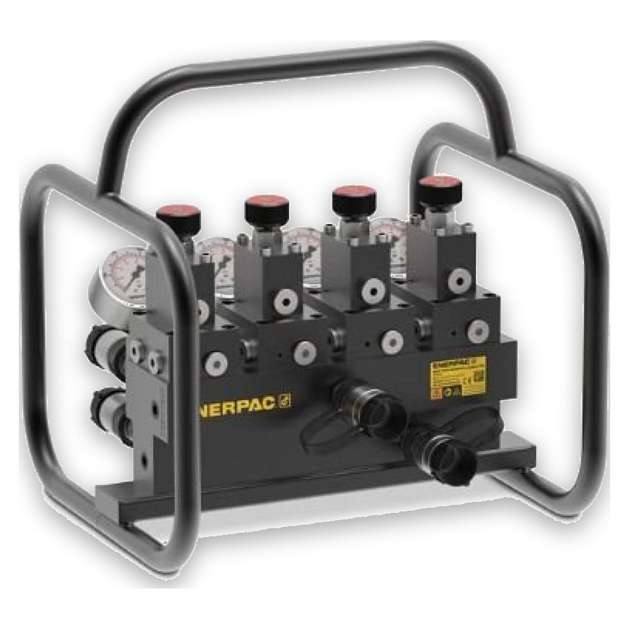 Vierfach-Verteilereinheit mit Manometern - Enerpac SFM42