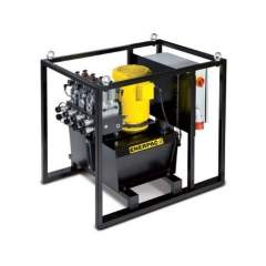 Enerpac SFP202MW, Pumpen mit geteiltem Fördervolumen, 2 Ausgänge, 4/3 Handventil, 10 liter Tankvolumen: 400V