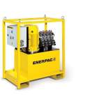Enerpac SFP403MW, Pumpen mit geteiltem Fördervolumen, 4 Ausgänge, 4/3 Handventil, 40 liter Tankvolumen, 400V