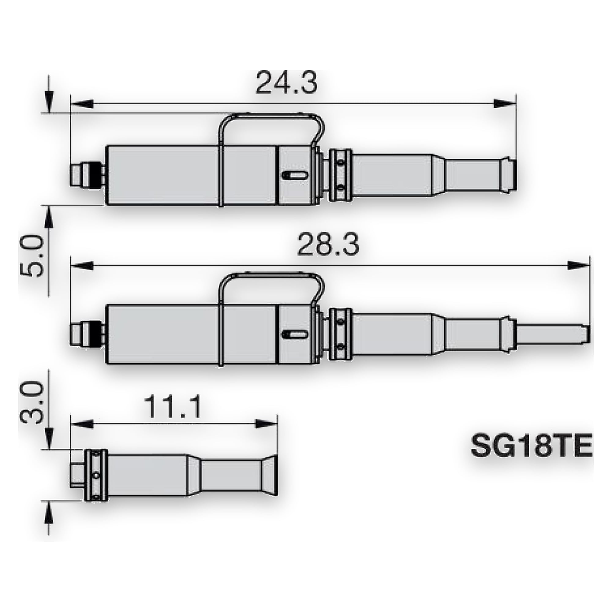 Hydraulischer Secure-Grip Inline Flanschspreizer-Satz, 180 kN, max. 100 mm - Enerpac SG18TESTD