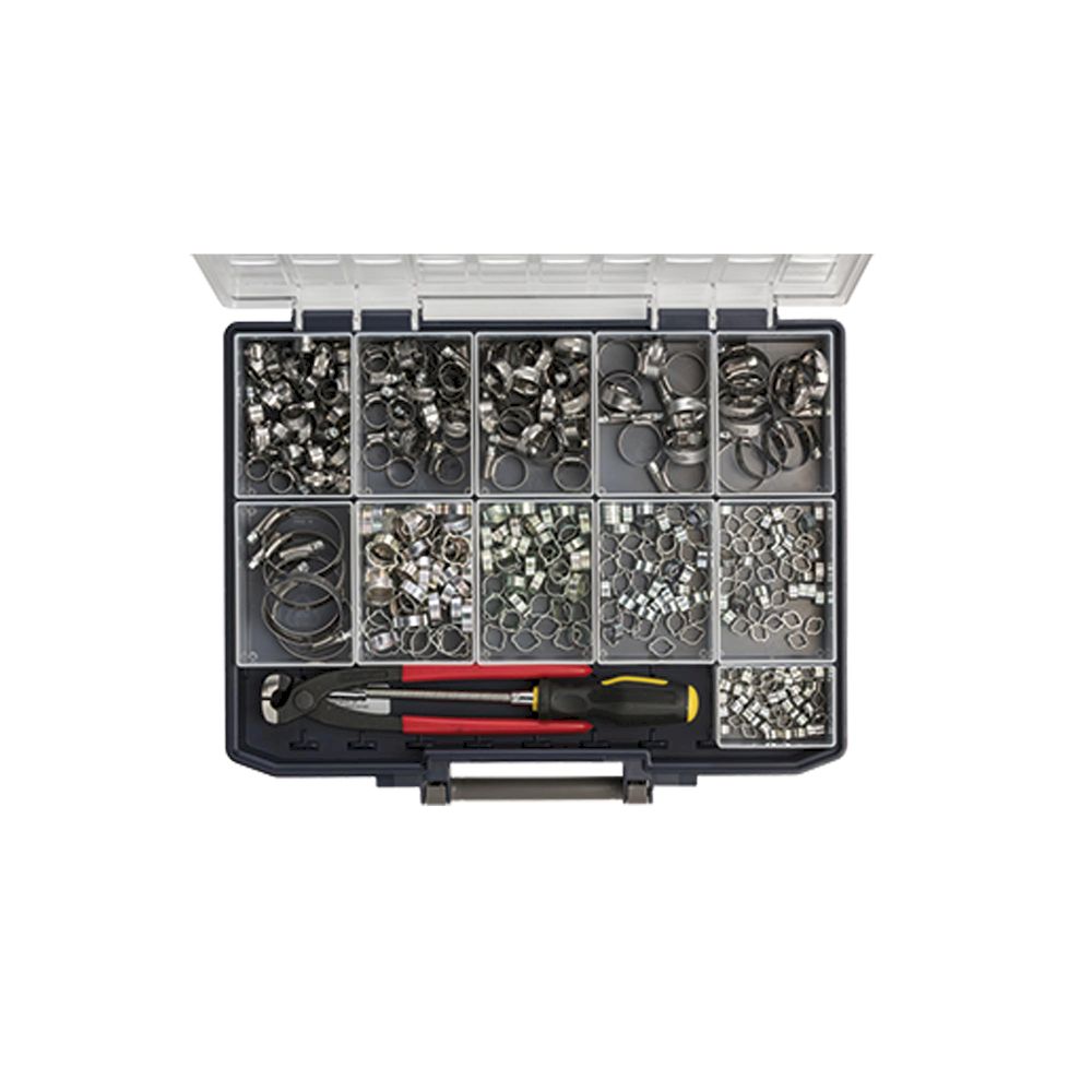 Riegler 114250. Sortimentsbox Schlauchschellen