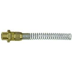 Riegler 113433.Rigid fitting, kink protection spring, G 3/8, Hose Ø 12x9