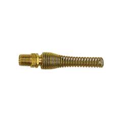 Riegler 113420.Rotating fitting, kink protection spring, R 1/8, Hose Ø 4.7x3.1