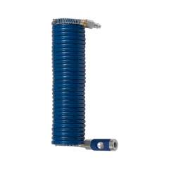 Riegler 136348.Spiral hose coupling set Safety, Nylon, Hose ø 7.9x6.3, 2.5 m