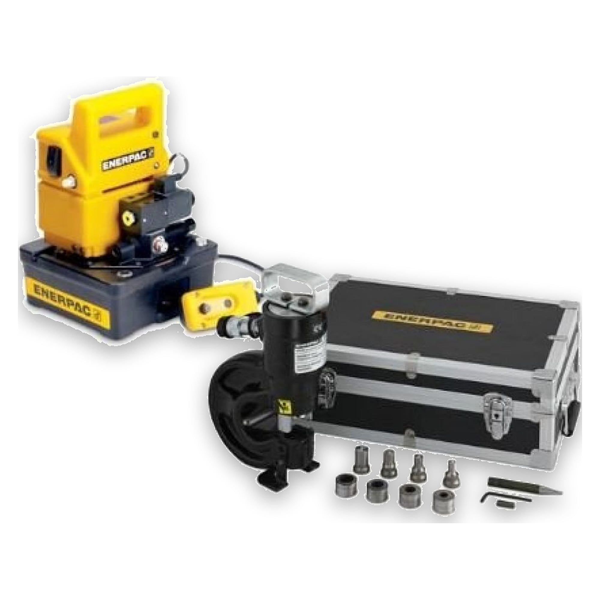 Hydraulisches Standard-Stempel- und Matrizenset mit Elektropumpe, 35 t, 230 VAC - Enerpac SP35SPE