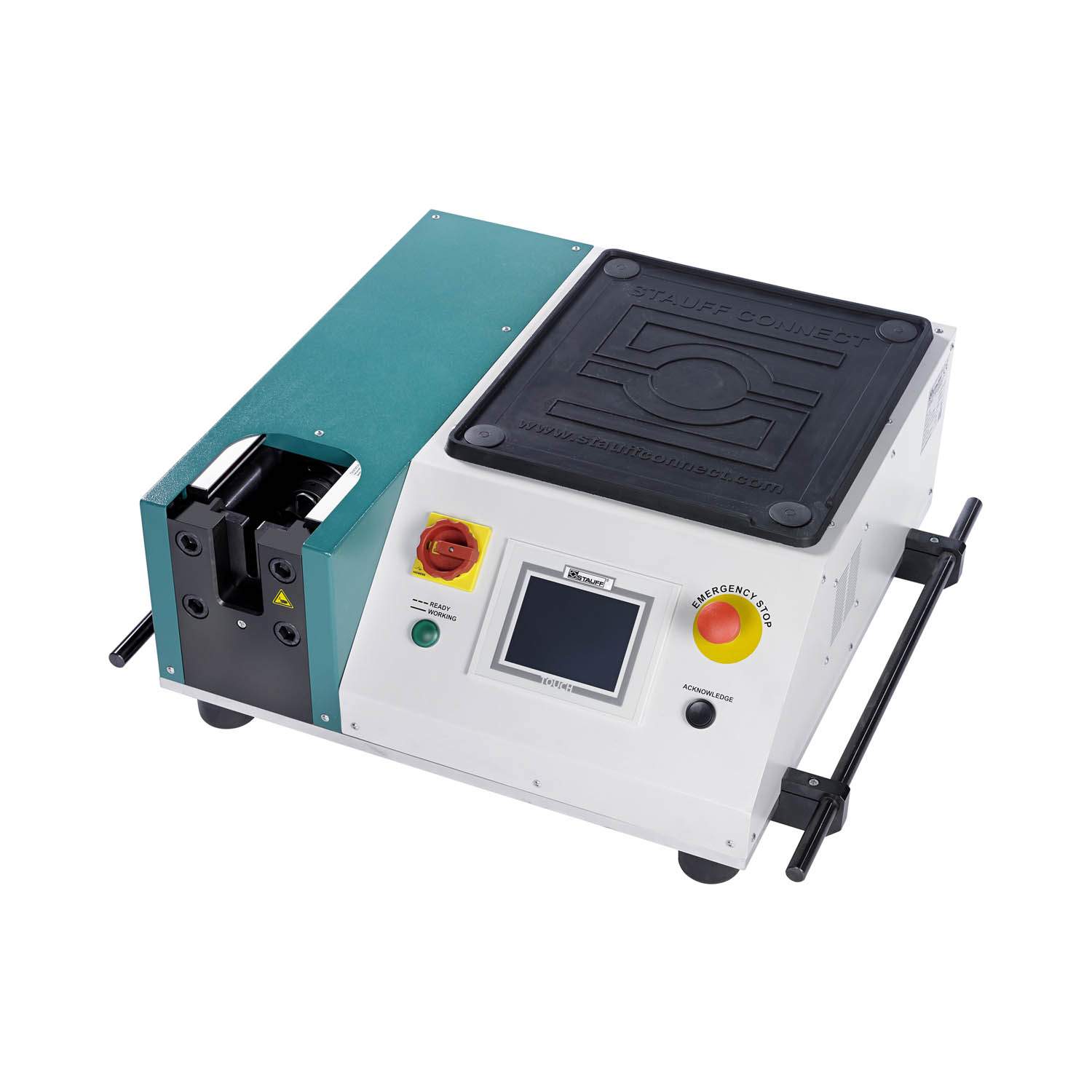 Stauff 6010000405. STAUFF Press Schneidring Fertigmontage-Maschine Typ SPR-PRC-POC Spannungsversorgung: 400 V AC @ 50 Hz - 3 Phasen / 460 V AC @ 60 Hz - 3 Phasen (Alternative Konfigurationen auf Anfrage)