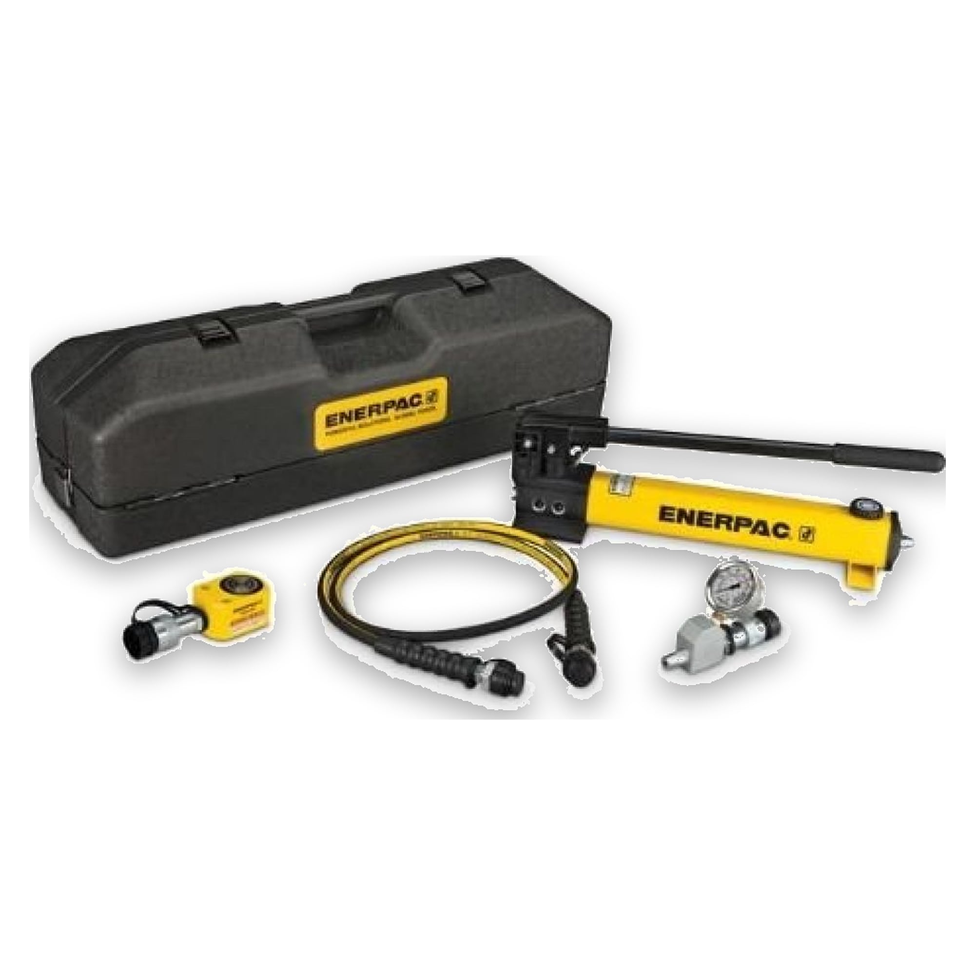 Low Height Hydraulic Cylinder and Hand Pump Set, 101 kN, 11 mm Stroke - Enerpac SRS100PGH