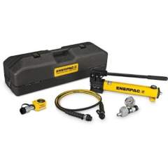 Enerpac SRS100PGH, 101 kN, 11 mm Hub, Flat-Jac-Zylinder und Handpumpenset