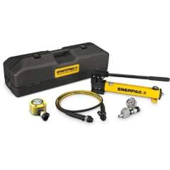 Enerpac SRS300PGH, 295 kN, 13 mm Hub, Flat-Jac-Zylinder und Handpumpenset