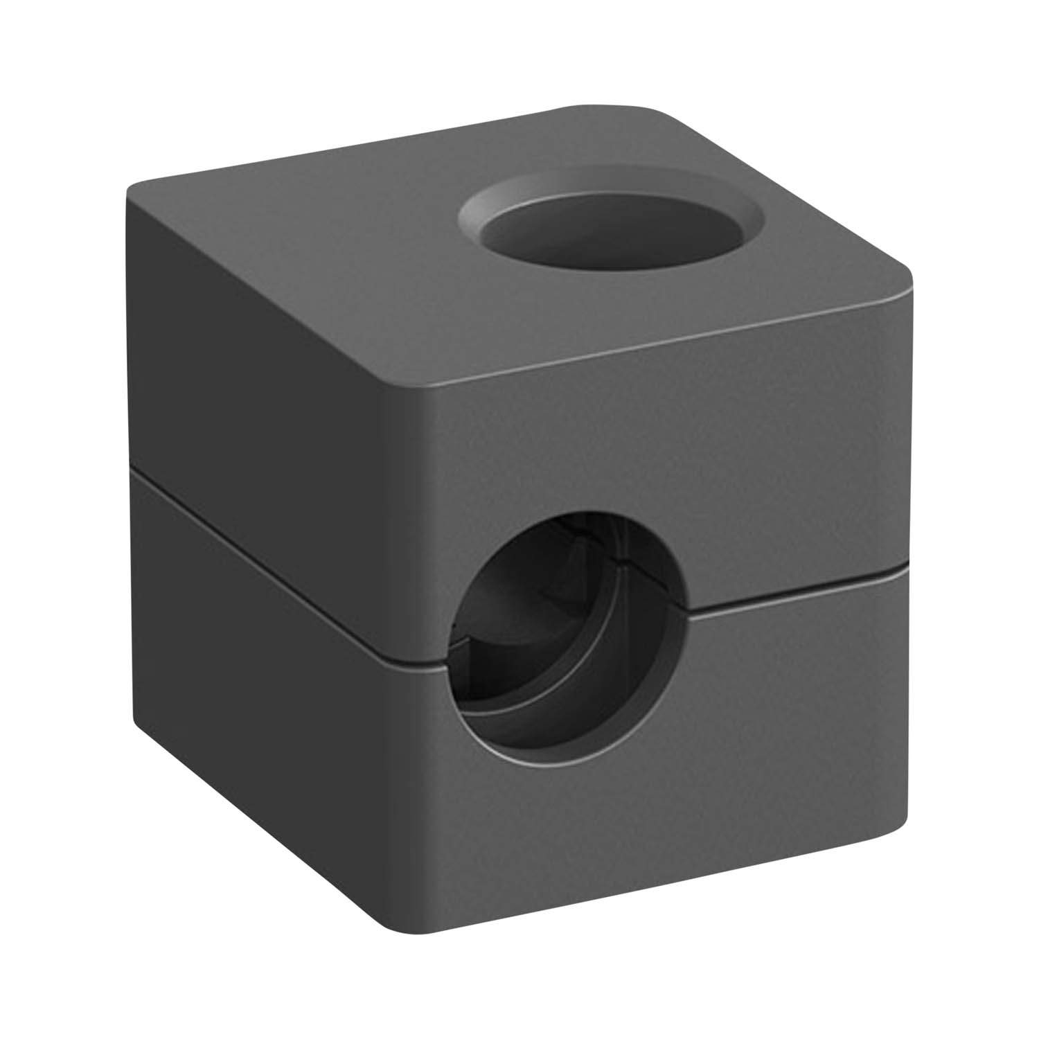 Stauff 1130005057. Schellenkörper Gr. 1 Ø6mm Standard-Baureihe Polypropylen (Schwarz) gerippt, mit Vorspannung DIN 3015