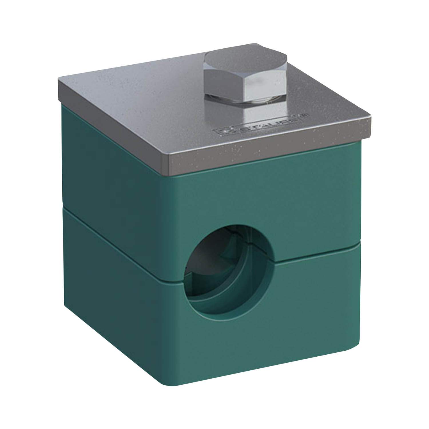 Stauff 1110002138. Clamp Assembly Standard Series Size 1 Ø6mm Polypropylene W3 Cover Plate, Hex Head Bolt Profiled, with Initial Tension