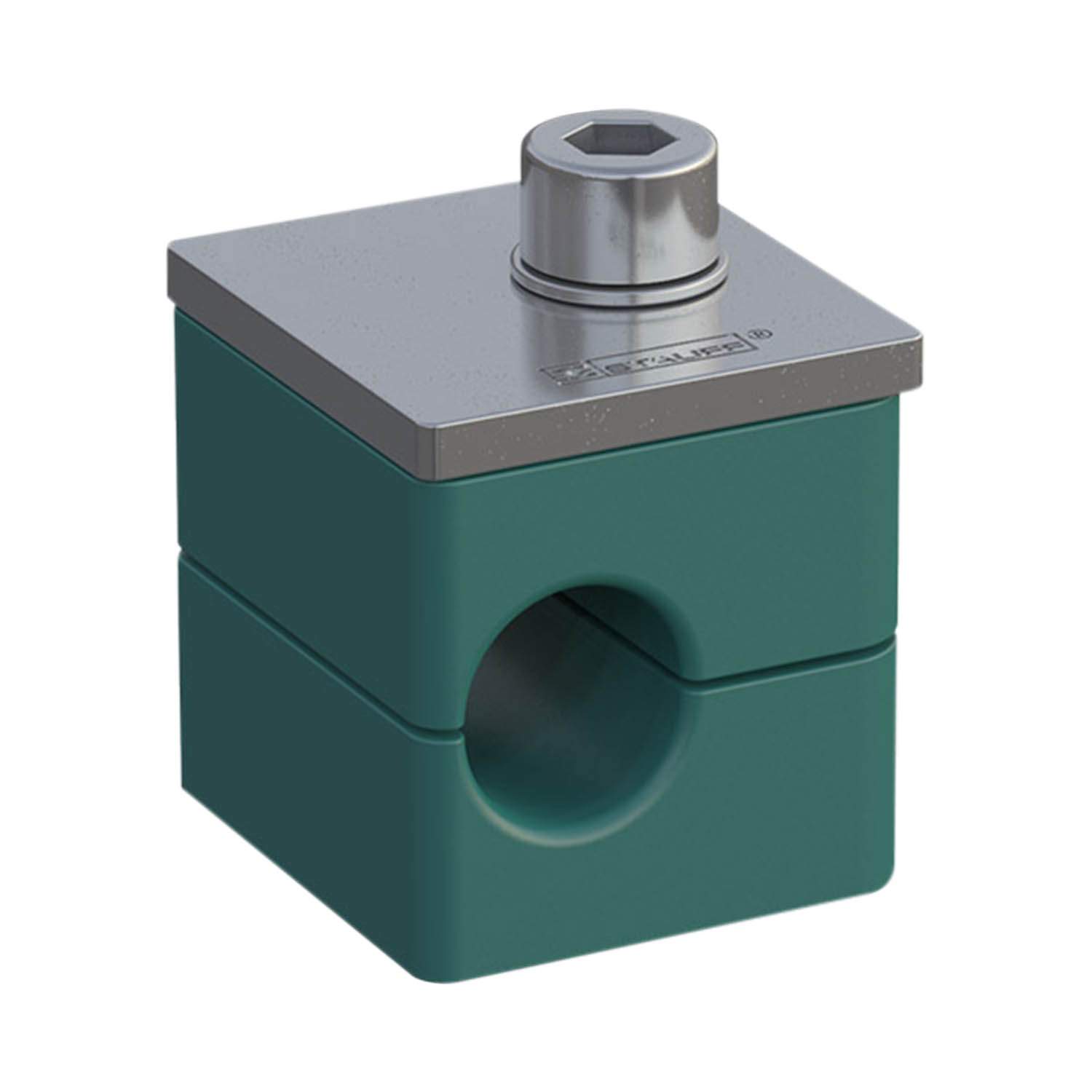 Stauff 1110024872. Clamp Assembly Standard Series Size 1 Ø6mm Polypropylene W3 Cover Plate, Socket Cap Screw Smooth,without Initial Tension