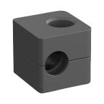 Stauff 1130008508. Clamp Body Size 1 Ø6mm Standard Series Thermoplastic Elastomer Profiled, with Initial Tension DIN 3015