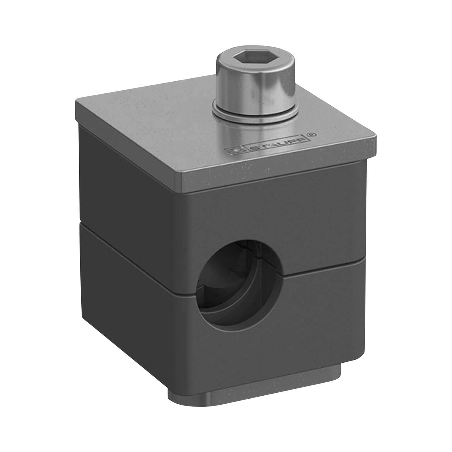 Stauff 1110007669. Komplettschelle Standard-Baureihe Gr. 1 Ø12mm Polyamid W5 Deckpl., IS-Schraube Tragschienenmutter