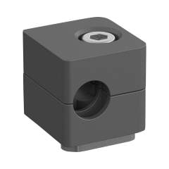 Stauff 1110007980. Clamp Assembly Standard Series Size 1 Ø9,5mm Polyamide W5 Hexagon Rail Nut Socket Cap Screw Profiled, with Initial Tension