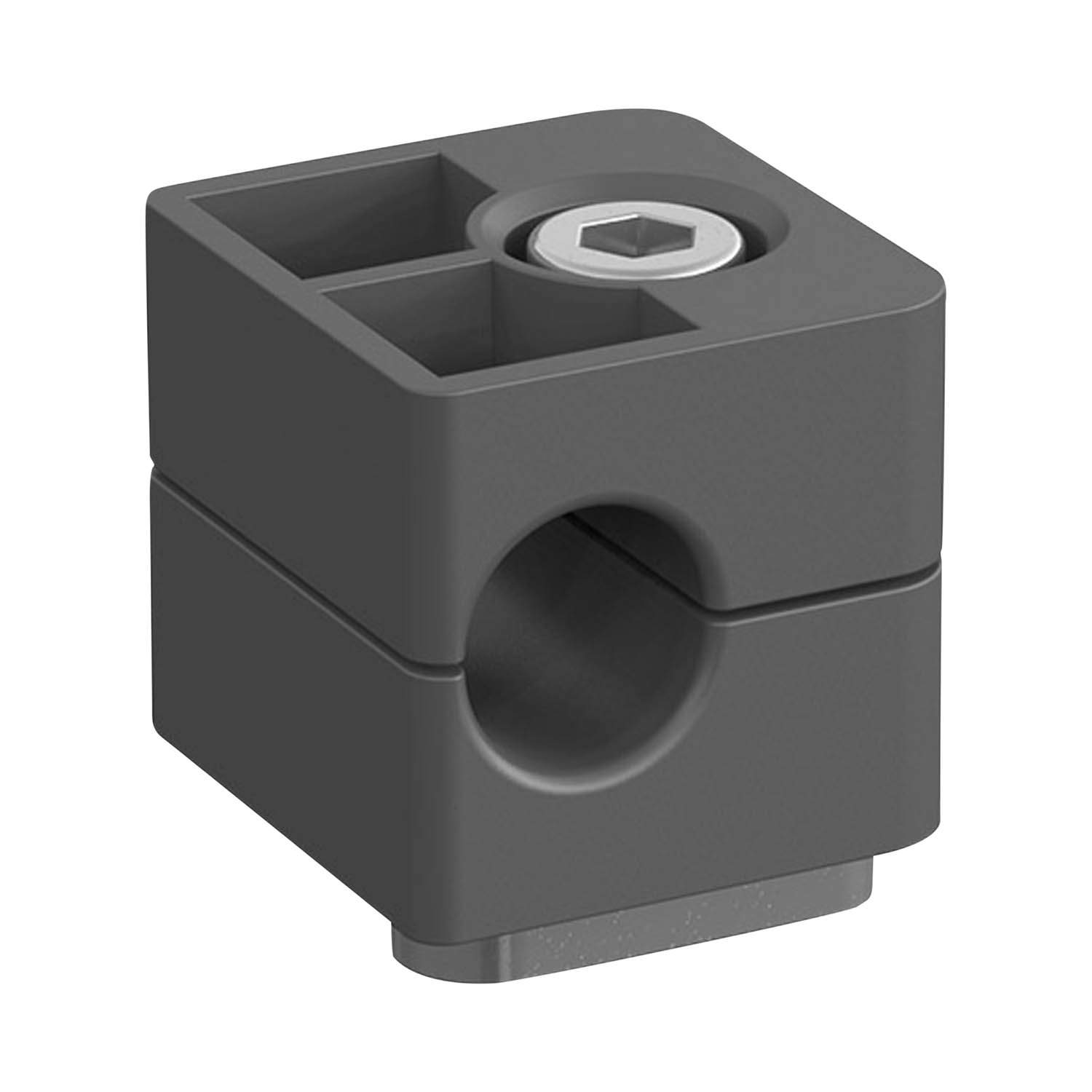 Stauff 1110011876. Komplettschelle Standard-Baureihe Gr. 1 Ø12mm Polyamid W3 IS-Schraube Tragschienenmutter