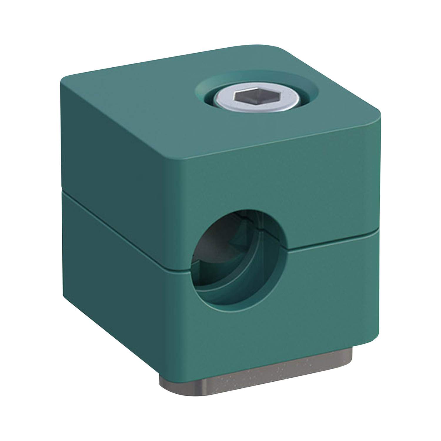 Stauff 1110013081. Komplettschelle Standard-Baureihe Gr. 1 Ø6mm Polypropylen W3 IS-Schraube Tragschienenmutter