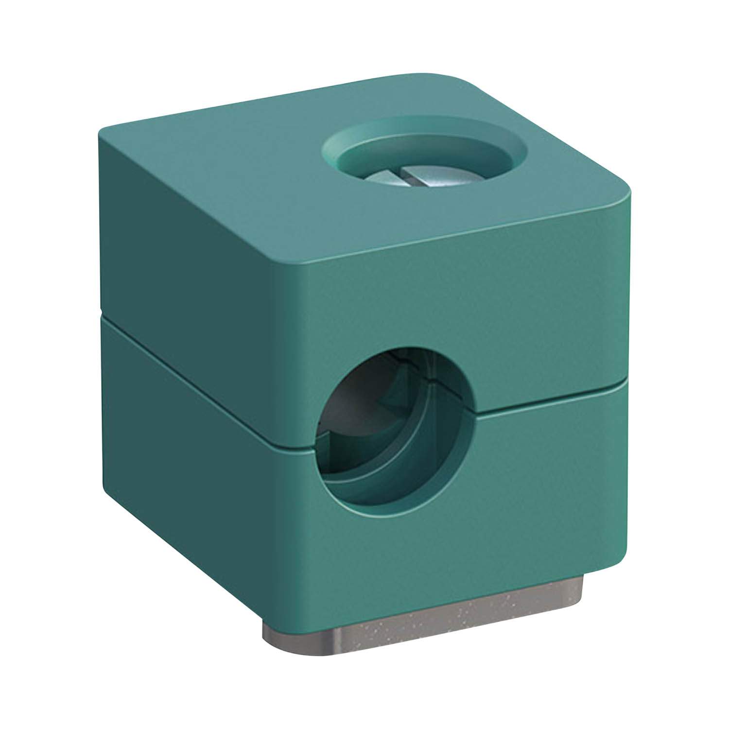 Stauff 1110014800. Komplettschelle Standard-Baureihe Gr. 1 Ø8mm Polypropylen W3 Schlitzschraube Tragschienenmutter