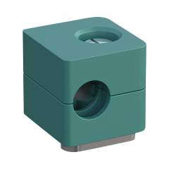 Stauff 1110014800. Komplettschelle Standard-Baureihe Gr. 1 Ø8mm Polypropylen W3 Schlitzschraube Tragschienenmutter