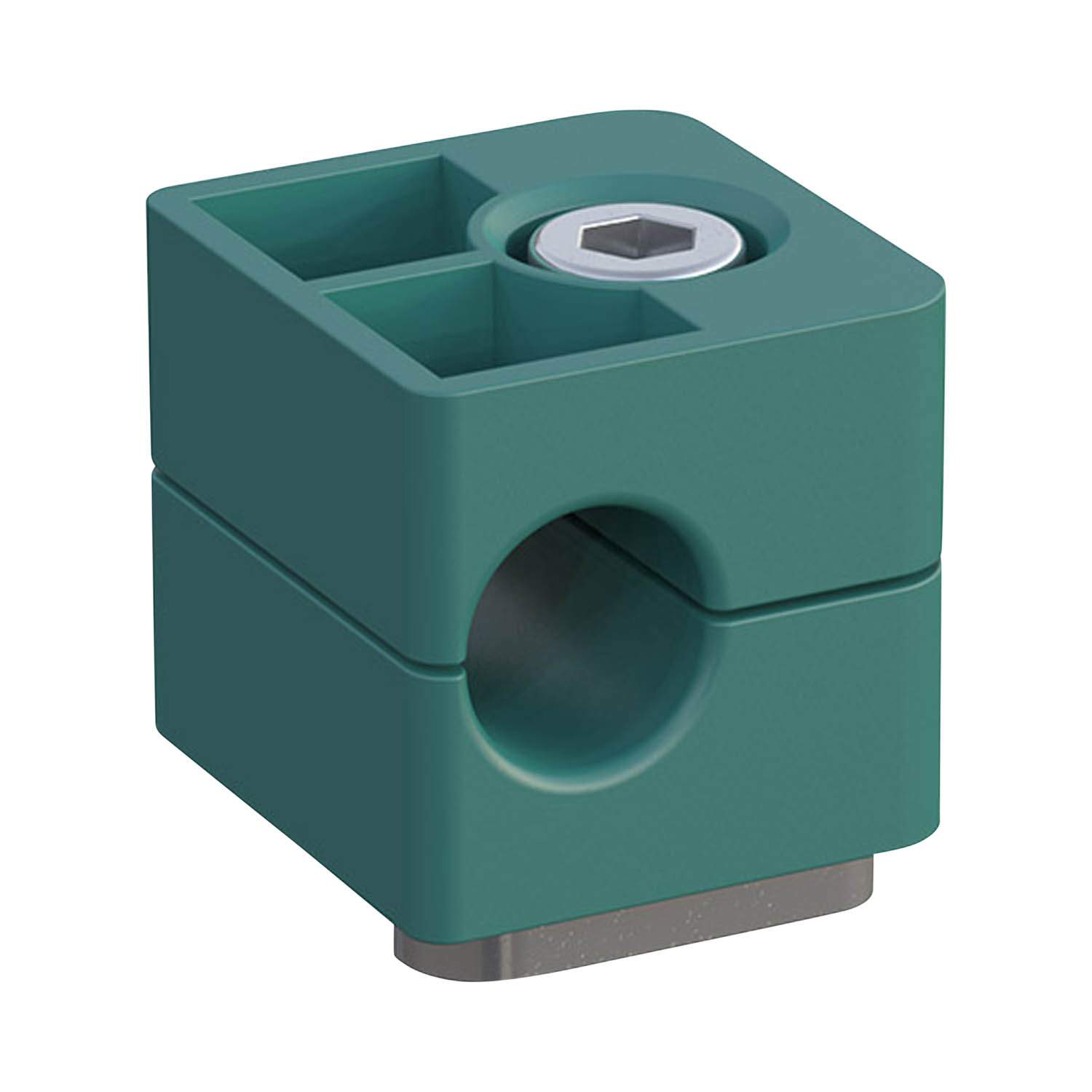 Stauff 1110008683. Komplettschelle Standard-Baureihe Gr. 1 Ø6mm Polypropylen W3 IS-Schraube Tragschienenmutter