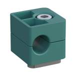 Stauff 1110007217. Komplettschelle Standard-Baureihe Gr. 1 Ø10mm Polypropylen W4 IS-Schraube Tragschienenmutter