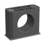 Stauff 1110000660. Clamp Assemblies Standard Series Size 1a Ø8mm Polyamide W10 Smooth,without Initial Tension Weld Plate, short Socket Cap Screw