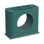 Stauff 1110000492. Clamp Assemblies Standard Series Size 1a Ø10mm Polypropylene W10 Smooth,without Initial Tension Weld Plate, short Slotted Head Screw