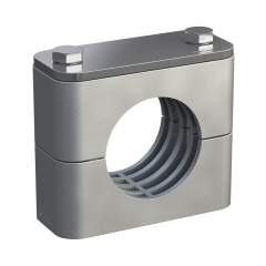 Stauff 1110002274. Clamp Assembly Standard Series Size 3 Ø20mm Aluminium W3 Cover Plate, Hex Head Bolt Profiled, with Initial Tension