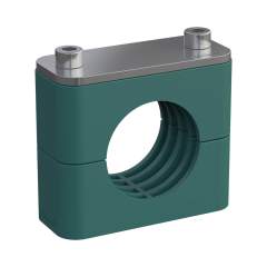 Stauff 1110021160. Komplettschelle Standard-Baureihe Gr. 6 Ø44,5mm Polypropylen W3 Deckpl., IS-Schraube gerippt, mit Vorspannung