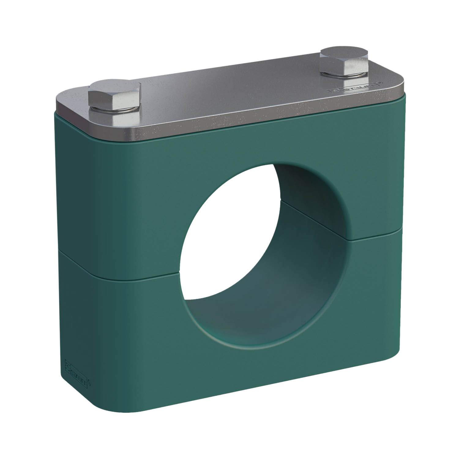 Stauff 1110002196. Clamp Assembly Standard Series Size 5 Ø33,7mm Polypropylene W3 Cover Plate, Hex Head Bolt Smooth,without Initial Tension