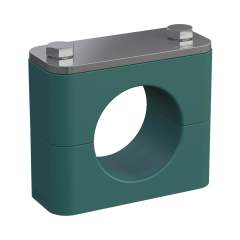 Stauff 1110002196. Clamp Assembly Standard Series Size 5 Ø33,7mm Polypropylene W3 Cover Plate, Hex Head Bolt Smooth,without Initial Tension