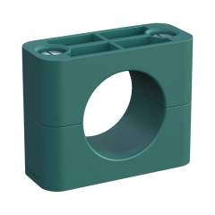 Stauff 1110005150. Clamp Assembly Standard Series Size 3 Ø19mm Polypropylene W3 Slotted Head Screw Smooth,without Initial Tension Rubber Insert