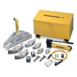 Enerpac STB221H, Pipe Bender Set with Cylinder and Hand Pump, up to 2 in Pipe with One Shot, up to 4 in Pipe with Sweep