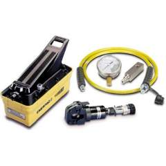 Enerpac STC750A, 4 Ton Capacity, Self-Contained Hydraulic Cutter Set with Air Pump