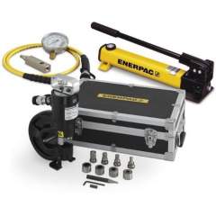 Enerpac STP35H, 35 Ton, Hydraulic Punch and Standard Die Set with Hand Pump