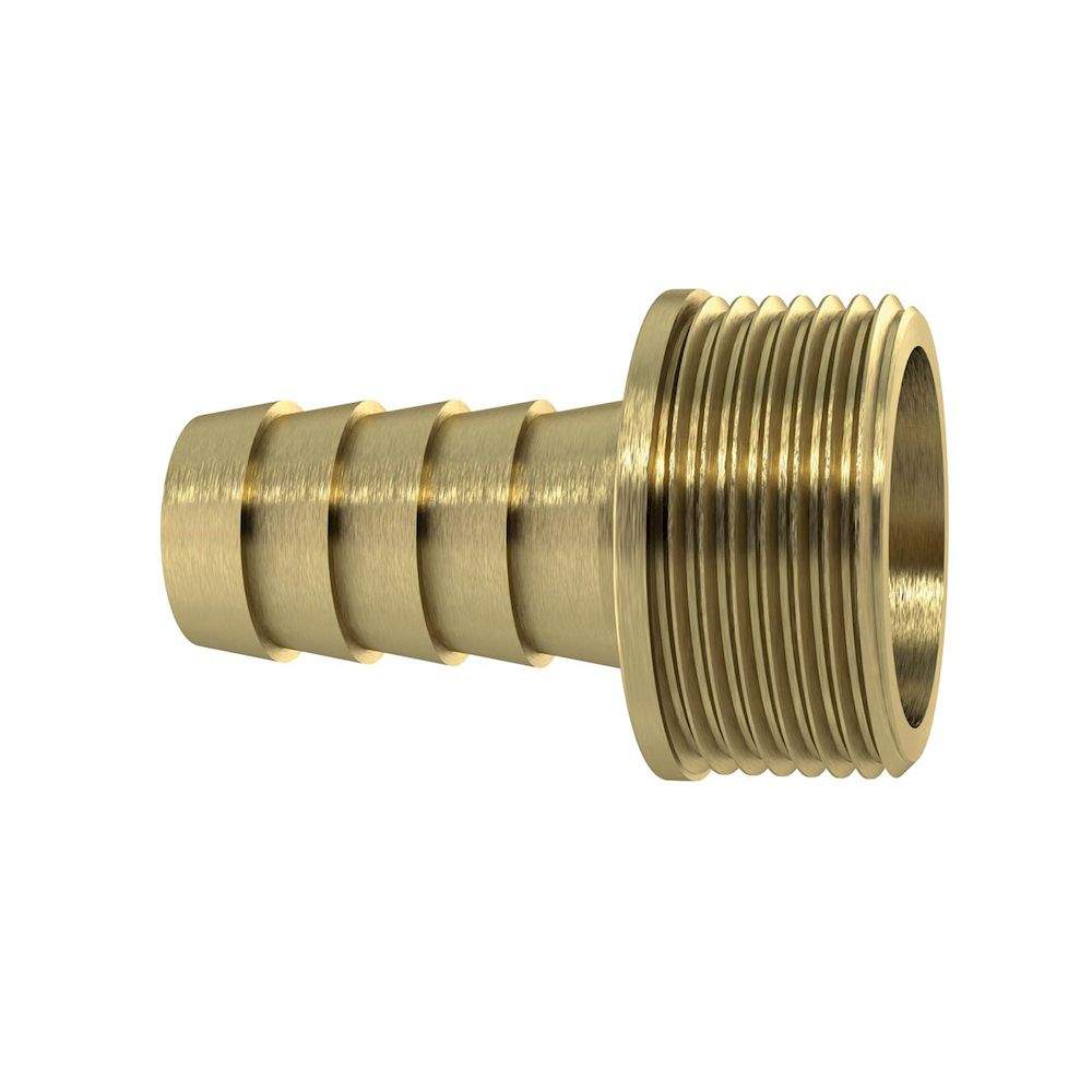 Riegler 146153.1/3 Tube fitting G1/2x10 taper seat, with collar, CH type, Brass