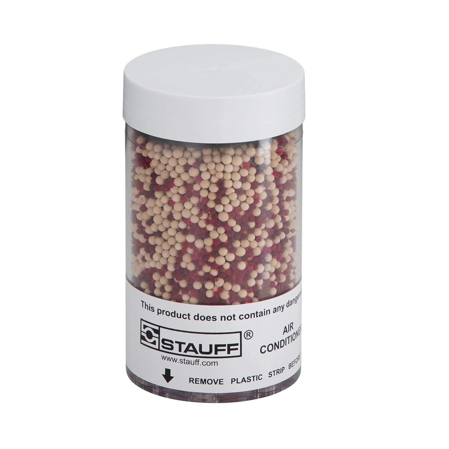 Stauff 6100241876. Luftentfeuchter (Einfache Ausführung) Standard-Trocknermaterial 25% Silicagel und 75% Molekularsieb Durchmesser 91 mm Baulänge 161,5 mm Innengewinde G3/4 BSP